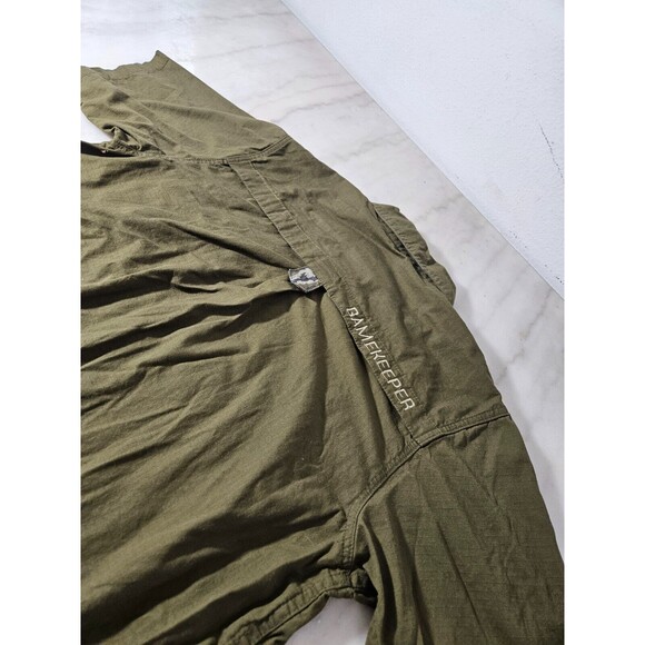 Gamekeeper Men's Short Button Up / Pockets Camo Shirt Size XL - Picture 9 of 11